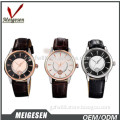 OEM factory , 3ATM with popular style women alloy with bezels watch